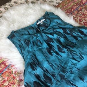 Cabi tie-dye Black and blue shirt